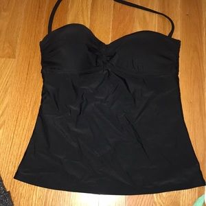 black tankini top